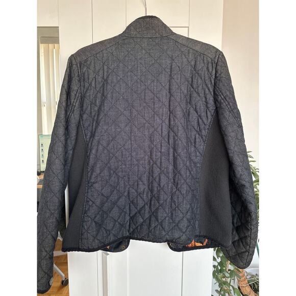 Ralph Lauren LRL Women’s Cotton Denim Quilted Lined Jacket, Size Large, EUC - Picture 2 of 8